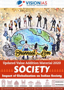 Vision ias society-2 notes 2020 pdf download vision ias society Impact Of Globalisation On Indian Society 2020 pdf download vision ias Updated Value Addition Material 2020 pdf download