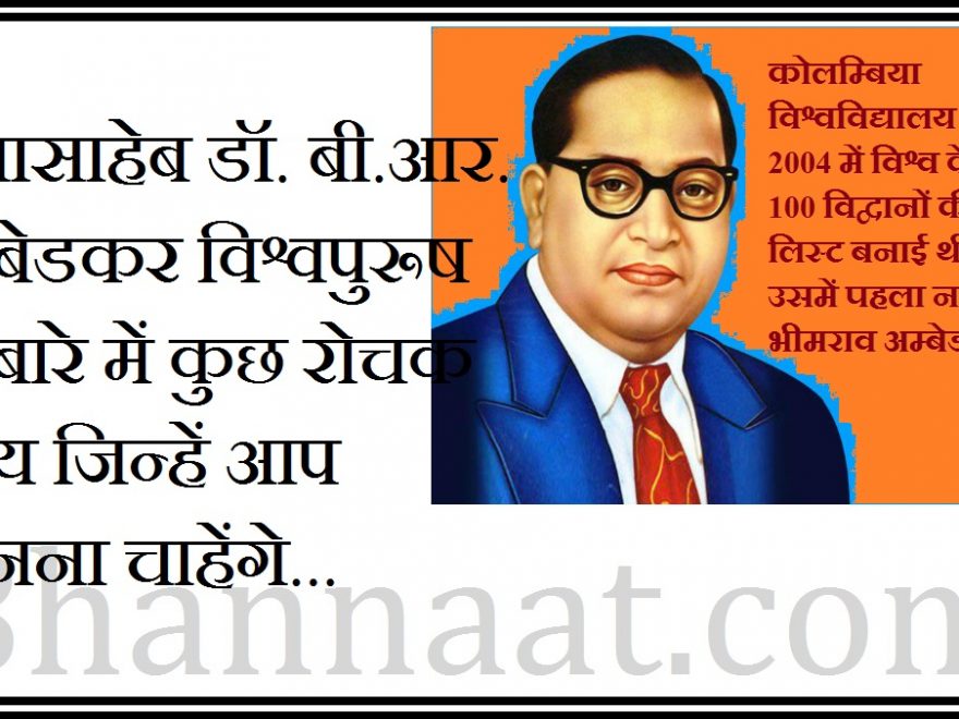 BR Ambedkar Biography in Hindi and English Language