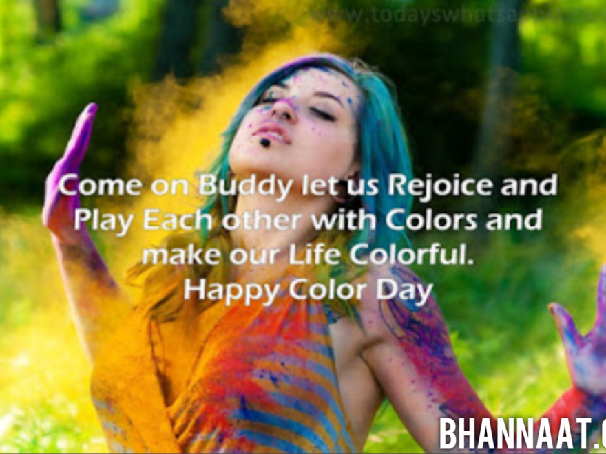 Quotes on Holi Festival in Hindi and English with Wallpaper