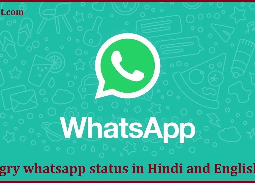 Angry Whatsapp Status in Hindi and English