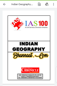 Indian geography notes 2021 in English pdf download भारत का भूगोल notes in english pdf download indian geography notes 2021 for civil services exams pdf download