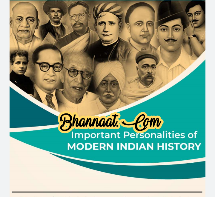 La excellence IAS important personalities of modern Indian history 2021 pdf la excellence IAS modern Indian history notes 2021 pdf la excellence IAS modern Indian history previous year questions RRP 2020 pdf