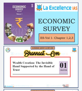 La excellence  indian economy survey vol.1 2020 pdf la excellence Indian economy survey vol. 1 chapter 1,2,and 3  2021 pdf free download