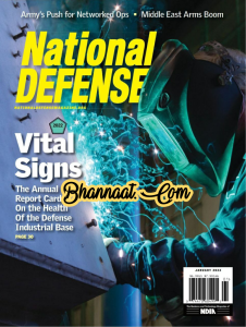 national Defense magazine January 2022 pdf national Defense magazine technology 2022 pdf download Magazine national Defense 2022 pdf download