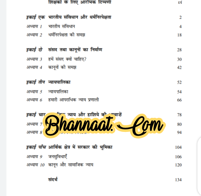 Class 8 Civics ncert Book Pdf कक्षा 8 नागरिक शास्त्र की किताब हिंदी में Pdf   Download Class 8 Civics Book ncert In Hindi PDF