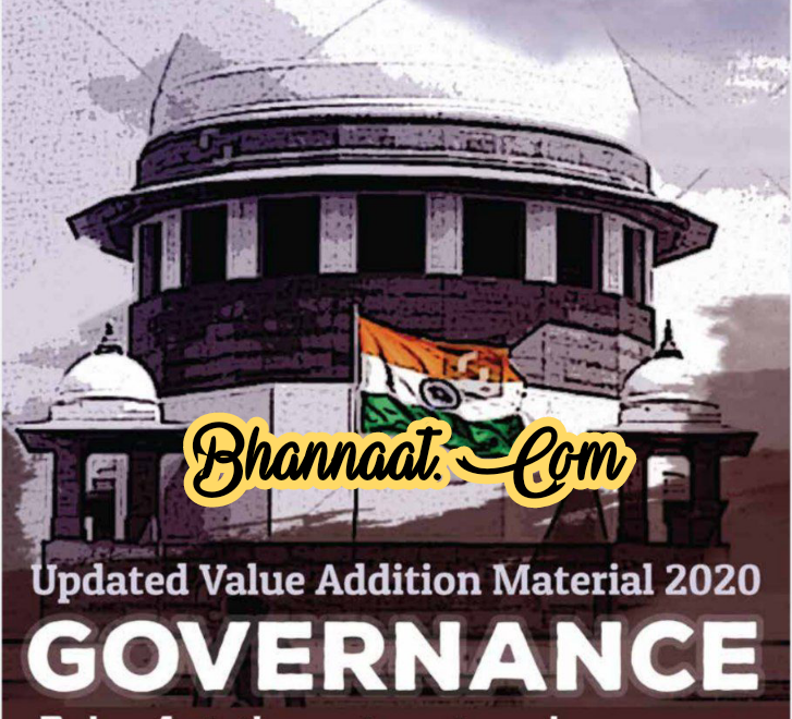 Vision ias Governance notes 2020 pdf download vision ias Governance Role Of Civil Services In A Democracy pdf download vision ias Updated Value Addition Material 2020 pdf download