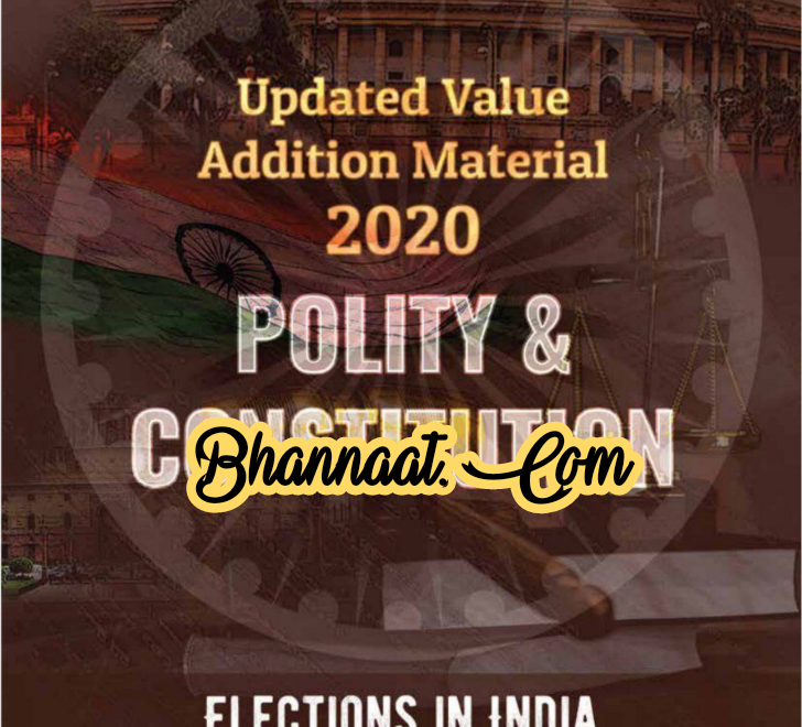 Vision ias Polity & Constitution notes 2020 pdf download vision ias Polity & Constitution Election In India pdf download vision ias Updated Value Addition Material 2020 pdf download