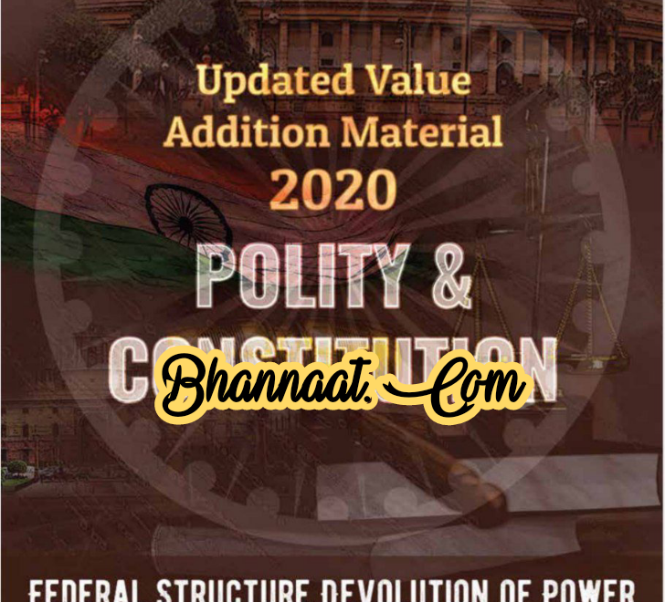 Vision ias Polity & Constitution-3 notes 2020 pdf download vision ias Polity & Constitution FEDERAL STRUCTURE DEVOLUTION OF POWER pdf download vision ias Updated Value Addition Material 2020 pdf download