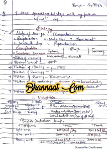 Gyan sir Biology handwritten notes pdf जीवविज्ञान हस्तलिखित नोट्स हिंदी में  pdf biology notes for competitive exams pdf