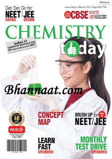 Chemistry today March 2022 pdf download Advanced Chemistry for you pdf download mtg Chemistry today pdf download 2022 universal Chemistry book for neet pdf केमिस्ट्री पीडीएफ हिंदी में मुफ्त डाउनलोड