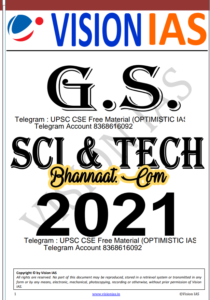 Vision IAS Science & Technology 2021 pdf vision ias Science & tecnology notes 2021 pdf vision ias Science & technology current affairs UPSC exam pdf