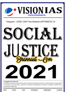 Vision IAS Social justice 2021 pdf vision IAS Social justice upsc notes download pdf Vision ias Social justice upsc cse free material optimistic ias pdf
