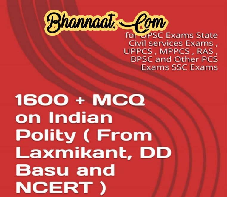 1600 + mcq on indian polity pdf download Vision IAS Indian Polity 1600 MCQ questions pdf indian polity topic wise questions in hindi pdf Vision IAS Indian polity for all competitive exam pdf