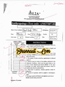 Anthropology handwritten Optional notes pdf Anthropology optional UPSC notes pdf Anthropology optional notes for IAS examination pdf 