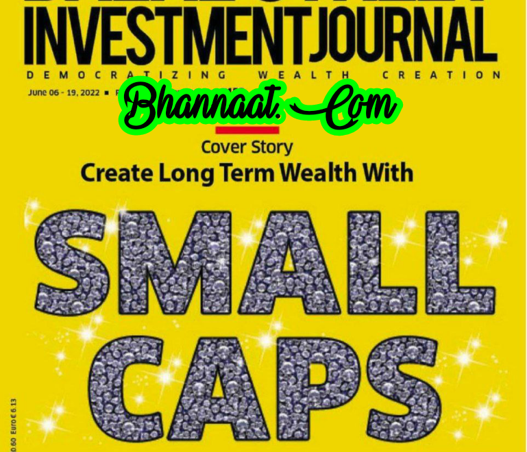 Dalal Street Investment Journal magazine 06 -19 june 2022 pdf Dalal Street Investment Journal SMALL CAPS pdf Magazine Dalal Street Investment Journal pdf
