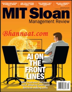 MIT Sloan management Review Summer 22 pdf MIT pdf Al on the front lines fighting Isolation in Remote work pdf Management Review pdf free MIT Sloan management pdf download 2022