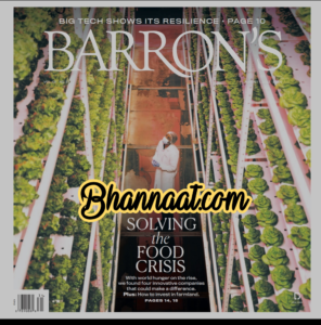 Barrons August 01 2022 pdf Solving The Food Crises pdf barron magazine pdf Barron’s Big Techs Shows Its Resilience pdf free Barron’s magazine pdf download 2022 