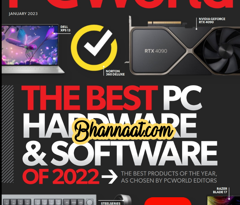 PC World magazine January 2023 pdf free download The Best Hardware & Software Of 2022 magazine pc world magazine pdf 2023 free download Pc world Magazine pdf download magazine pdf download 2023 