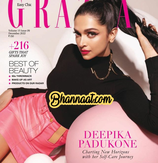 Grazia December 2022 pdf Grazia India 2022 pdf Grazia magazine  Best Of Beauty December 2022 pdf Grazia magazine Deepika Padukone pdf download 2022 